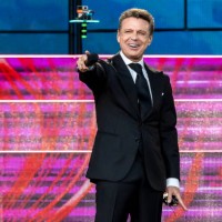 Singer Luis Miguel performs on stage at Coruna Sounds on July 21, 2024 in A Coruna, Spain.
