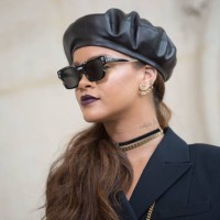 Singer Rihanna attends the Christian Dior show as part of the Paris Fashion Week Womenswear Fall/Winter 2017/2018 on March 3, 2017 in Paris, France.