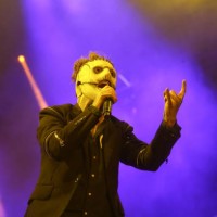 Slipknot vocalist Corey Taylor during his performance at Resurrection Fest, on 30 June, 2023 in Viveiro, Lugo, Galicia, Spain. The American band...