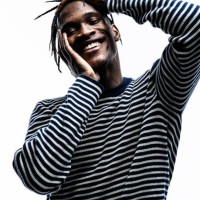 smiling man wearing striped shirt on white background - fashion stock pictures, royalty-free photos & images