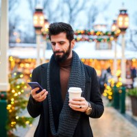 social media is full of christmas wishes - junk food stock pictures, royalty-free photos & images