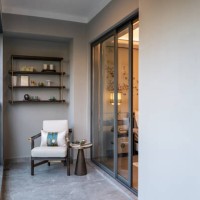 sofa on balcony - home decoration stock pictures, royalty-free photos & images