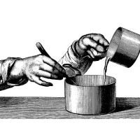 soup preparation | antique culinary illustrations - food stock illustrations