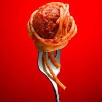 spaghetti and meatball on fork - food stock pictures, royalty-free photos & images