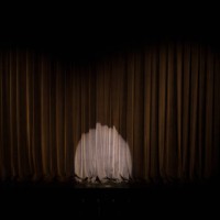 spotlight at stage of concert hall - concert stock pictures, royalty-free photos & images