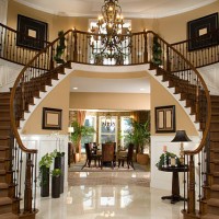 stair entry interior design home - home decoration stockfoto's en -beelden