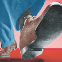 stepped on - fashion stock illustrations