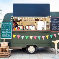 street food in the park - junk food stock pictures, royalty-free photos & images