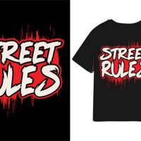 street rules typography slogan t shirt design - fashion stock illustrations