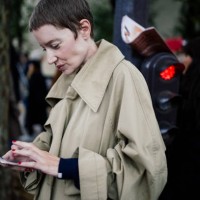 Streetstyle at Paris Ready to Wear Fashion Week on September 26, 2024 in Paris, France.
