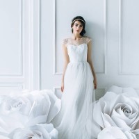 studio shot of young beautiful bride - fashion stock pictures, royalty-free photos & images
