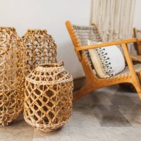 stylish and trendy handmade wooden furniture made from natural materials - home decoration stock pictures, royalty-free photos & images