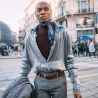 stylish man walking in street, milan, italy - fashion stock pictures, royalty-free photos & images