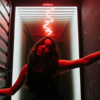 stylish portrait of the beautiful woman in the red light - fashion stock pictures, royalty-free photos & images