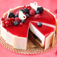 summer berries cake - home decoration stock pictures, royalty-free photos & images