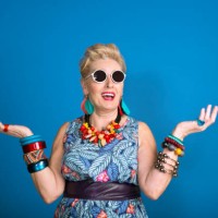 summer portrait of creative senior woman - fashion stock pictures, royalty-free photos & images