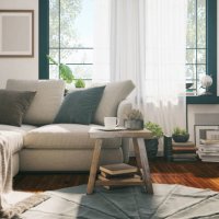 sunlight living room - home decoration stock pictures, royalty-free photos & images
