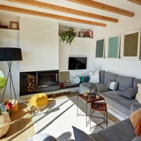 sunny living room in modern apartment - home decoration stock pictures, royalty-free photos & images