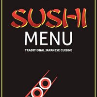 sushi restaurant menu or background with paper lantern and chopsticks - junk food stock illustrations