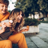 sweet day wiht my son - food stock pictures, royalty-free photos & images