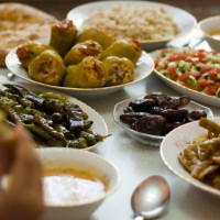table set with ramadan food in istanbul turkey - food stock pictures, royalty-free photos & images