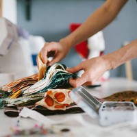 tailor working on sewing machine - fashion stock pictures, royalty-free photos & images