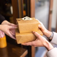 takeaway food during pandemic - food stock pictures, royalty-free photos & images