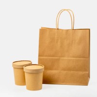 takeaway paper bag and containers - junk food stock pictures, royalty-free photos & images