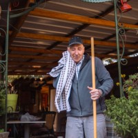 taking a short break after working in the garden - garden decoration stock pictures, royalty-free photos & images