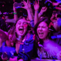 Tame Impala fans enjoying the show at The O2 Arena on June 8, 2019 in London, England.