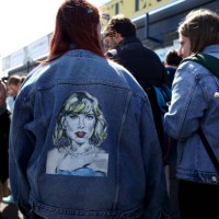 Taylor Swift fans queue outside Murrayfield stadium ahead of tomorrow nights concert on June 06, 2024 in Edinburgh, Scotland. Taylor Swift's Eras...
