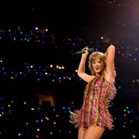 Taylor Swift, Swift performs onstage during the Taylor Swift reputation Stadium Tour at AT&T Stadium on October 6, 2018 in Arlington, Texas.