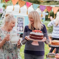tea party - garden decoration stock pictures, royalty-free photos & images