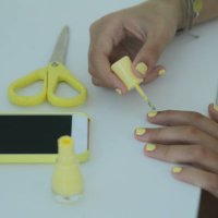 teen girl painting her fingernails - nails art stock pictures, royalty-free photos & images