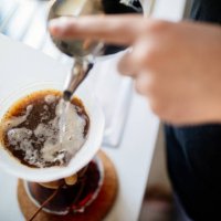 teenage brewing coffee at home - coffee stock pictures, royalty-free photos & images