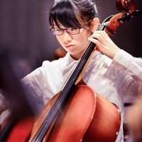 teenager girl is playing cello in a concert - concert stock pictures, royalty-free photos & images