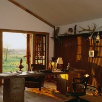 tennessee traditional horse farm: french doors open to study - home decoration stock pictures, royalty-free photos & images