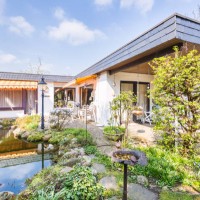 terrace hdr - garden decoration stock pictures, royalty-free photos & images