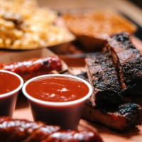 texas style smokehouse bbq - food stock pictures, royalty-free photos & images