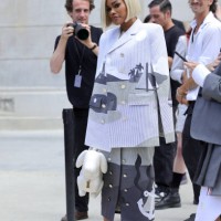 Teyana Taylor attends the Thom Browne Haute Couture Fall/Winter 2024-2025 show as part of Paris Fashion Week on June 24, 2024 in Paris, France.