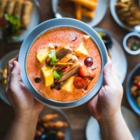thai red duck curry. - food photos et images de collection