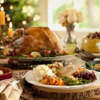thanksgiving dinner table - food stock pictures, royalty-free photos & images