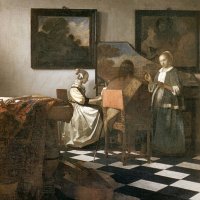 The Concert by Jan Vermeer, circa 1600.