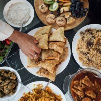 the eid feast - food stock pictures, royalty-free photos & images