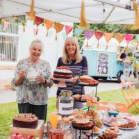 the garden fete - garden decoration stock pictures, royalty-free photos & images
