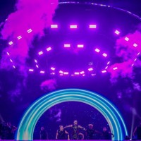 The singer Rauw Alejandro during his concert at the Wizink Center, on September 10, in Madrid . The Puerto Rican composer and producer also performs...
