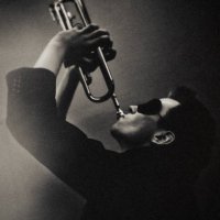 the trumpet player at the jazzclub - concert stock pictures, royalty-free photos & images