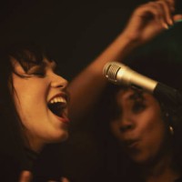 these ladies know how to bring life to the party - concert stock pictures, royalty-free photos & images