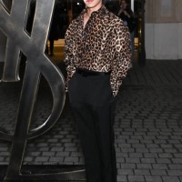 Third Lapat Ngamchaweng attends the Saint Laurent Men Collection Fall/Winter 2024-2025 as part of Paris Fashion Week on March 05, 2024 in Paris,...