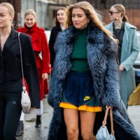 Thora Valdimars and Emili Sindlev seen outside Rodebjer during Copenhagen Fashion Week Autumn/Winter 2020 Day 3 on January 30, 2020 in Copenhagen,...